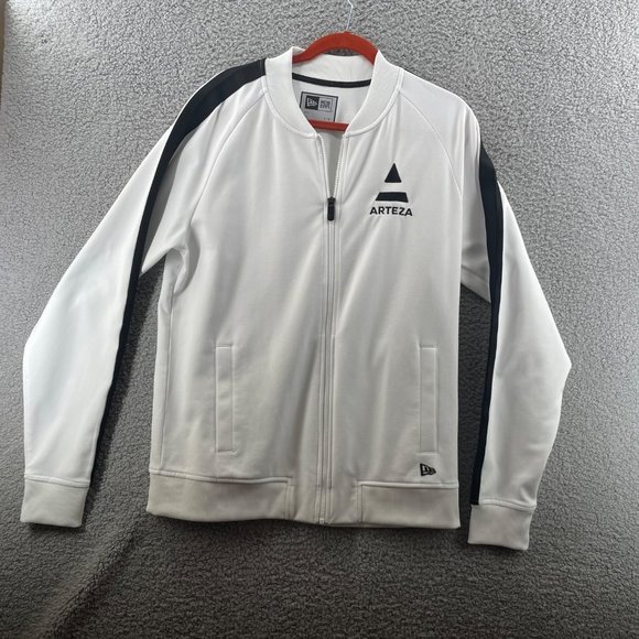 New Era Arteza Softshell Jacket White Full Zip Size Large - Picture 1 of 8